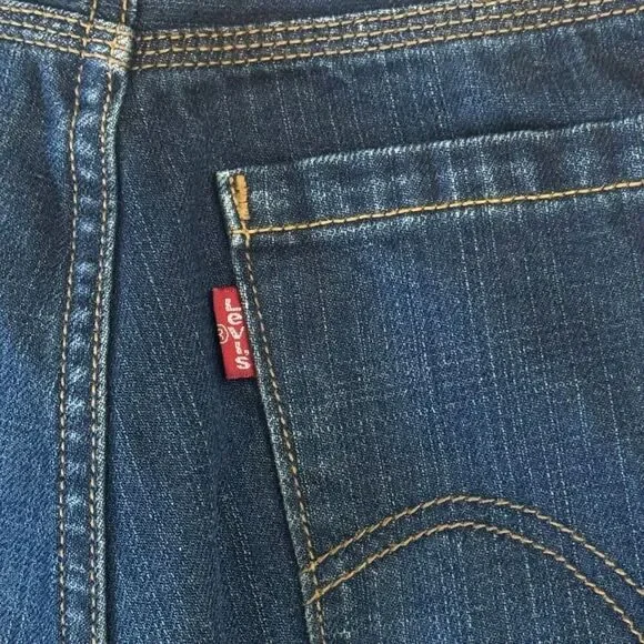 Levi’s Men’s Dark Blue Denim Carpenter Jeans Size 29 X 29 Classic Iconic Cotton - Picture 9 of 12